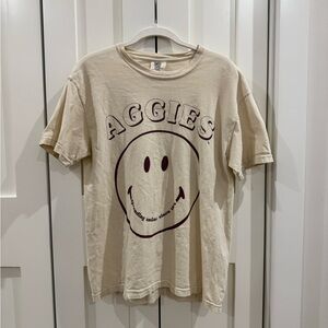 Texas A&M Aggies Beige Graphic T-Shirt